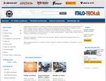 Tablet Screenshot of italo-tech.sk